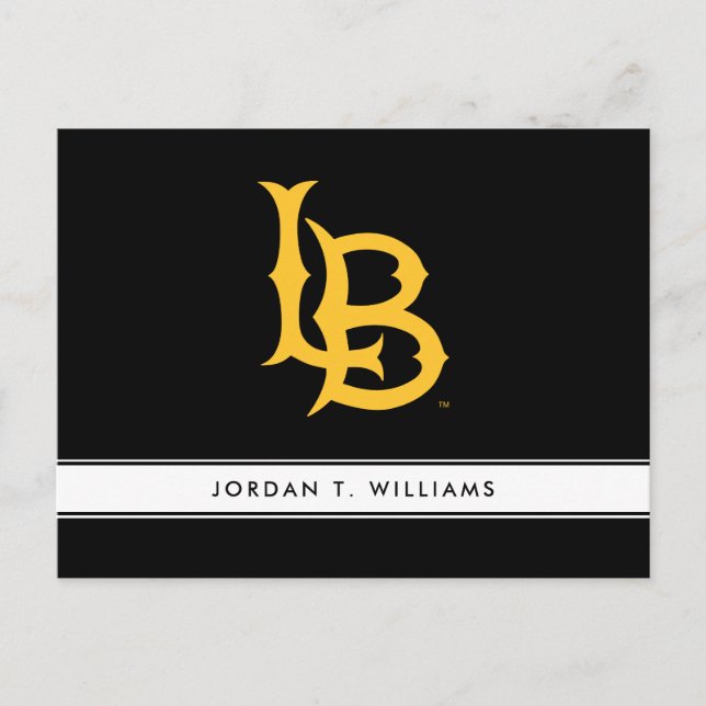 Invitation Carte Postale Logo de Long Beach State (Devant)
