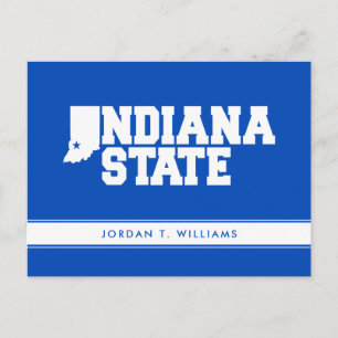 Invitation Carte Postale Logo Indiana State