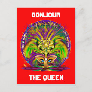 Invitation Carte Postale Mardi Gras Party Combo Pack Choisir 3 designs