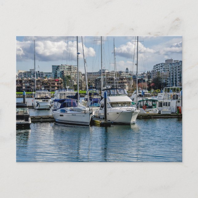 Invitation Carte Postale Marina, Mur de mer (Devant)