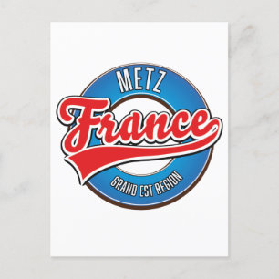 Invitation Carte Postale Metz région Grand Est France
