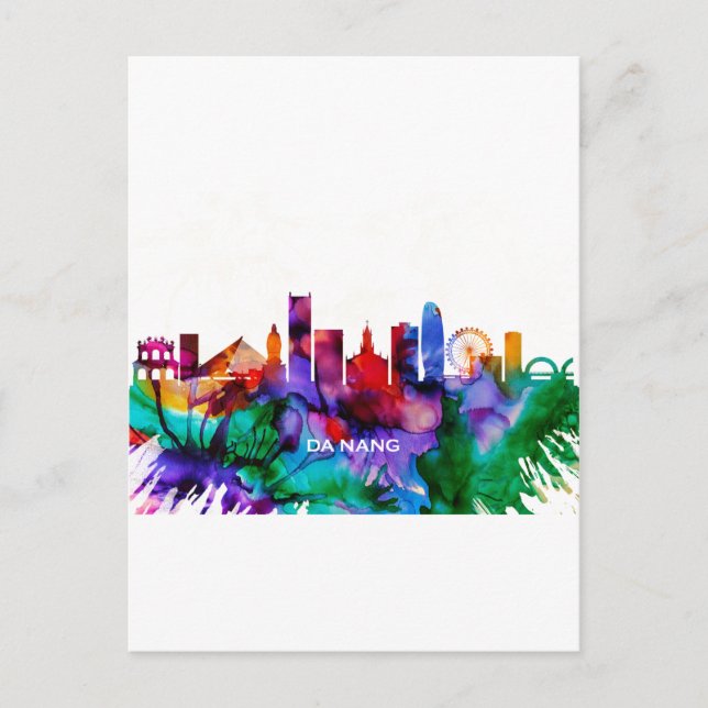 Invitation Carte Postale Nang Skyline (Devant)