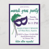 New Orleans Mardi Gras Masquerade Masque Ball