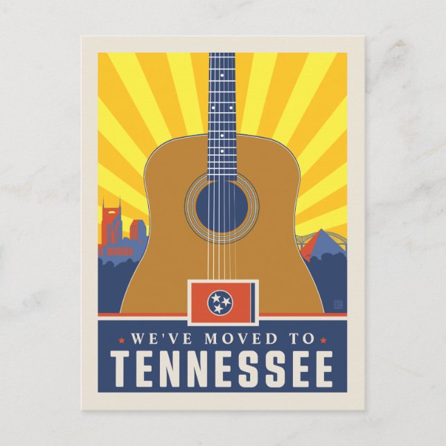 Invitation Carte Postale Nous sommes allés au Tennessee (Devant)