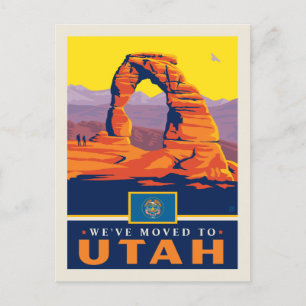 Invitation Carte Postale Nous sommes allés en Utah