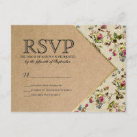 Papier Recyclé vintage Floral & Gold Trier