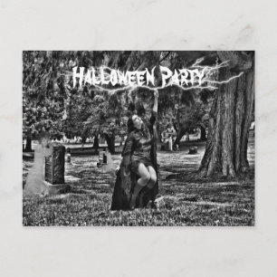 Invitation Carte Postale Partie de Halloween