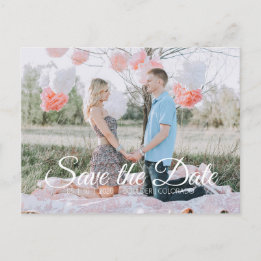 Invitation Carte Postale Pays chic | Save the date