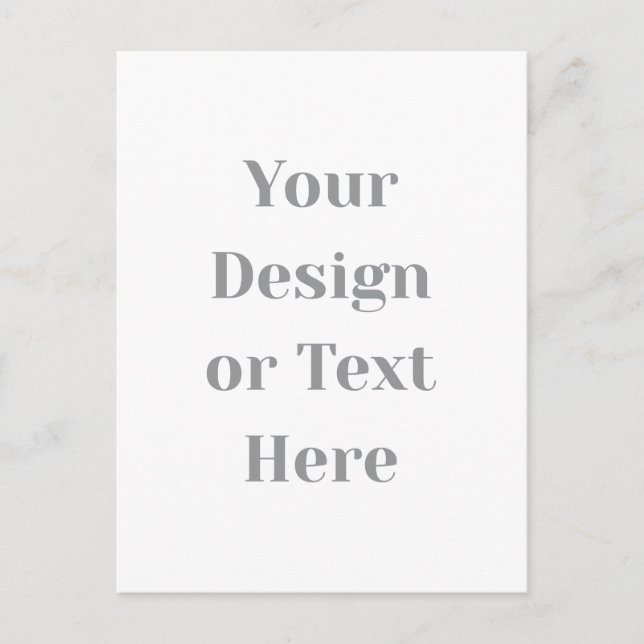Invitation Carte Postale Personnalisable Votre conception ou texte ici Pers (Devant)
