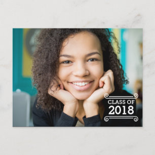 Invitation Carte Postale Photo Graduation Party Invitation.