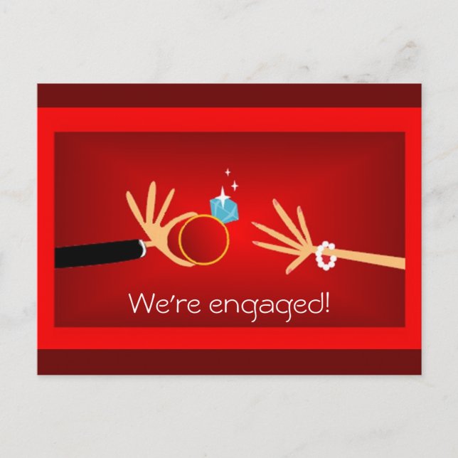 Invitation Carte Postale QUELLE ROCHE! - Rouge (Devant)