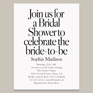 Invitation Carte Postale Retro Editorial Gras Fête de Mariage