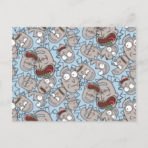 Invitation Carte Postale RICK ET MORTY™ Rick's Moods