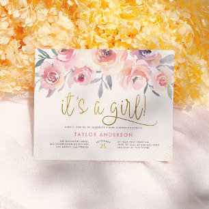 Invitation Carte Postale Roses Roses Roses Roses Roses Roses C'est Une Fill