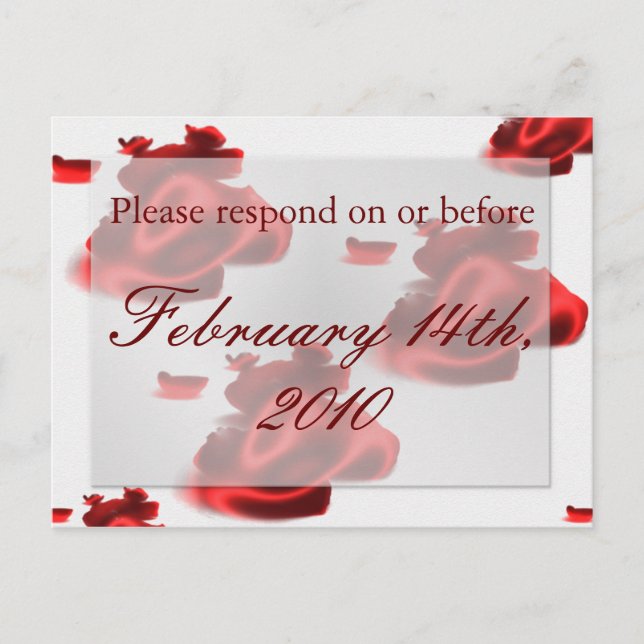 INVITATION CARTE POSTALE RSVP (Devant)