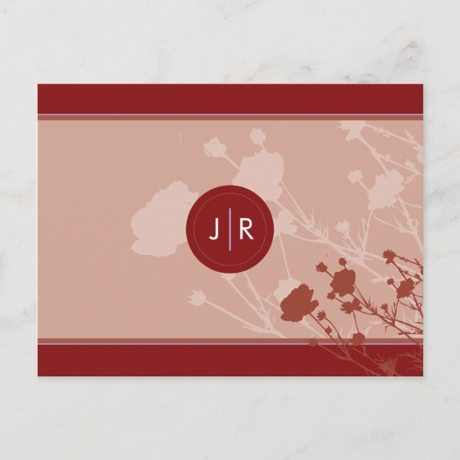 Invitation Carte Postale RSVP POSTCARD :: Michelle W. (Devant)