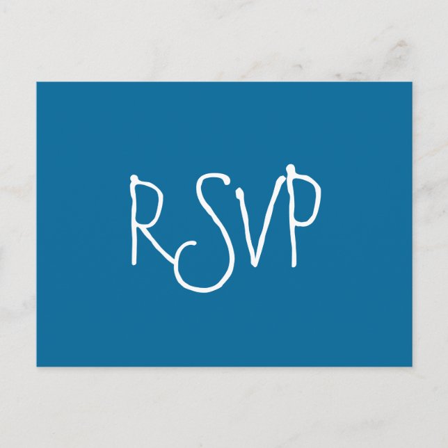 Invitation Carte Postale RSVP-Starfish (Devant)