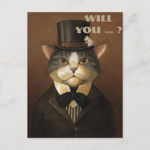 Invitation Carte Postale serez-vous mon meilleur homme ? soyez mon garçon