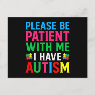 Invitation Carte Postale S'Il Vous Plaît Soyez Patients Avec Moi J'Ai L'Aut