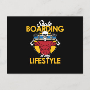 Invitation Carte Postale Skateboard Is Lifestyle Skateboard Skateboard