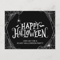 Soirée d'Halloween Toile d'Araignée Effrayante