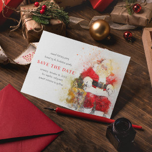 Invitation Carte Postale Splendeur de Noël   Fête de fin d'année, Sauvegard