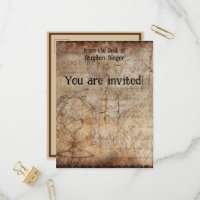 Steampunk Globe Travel Journal Papier