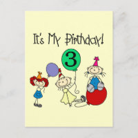 Stick Kids Party 3ème anniversaire Tshirts et cade