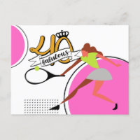Tennis 40e anniversaire pour femme joueur