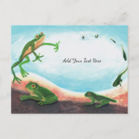 Un cycle de vie étonnant d'une grenouille Personna