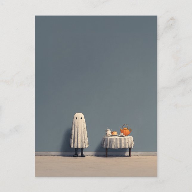 Invitation Carte Postale Vibes de Tea Party (Devant)