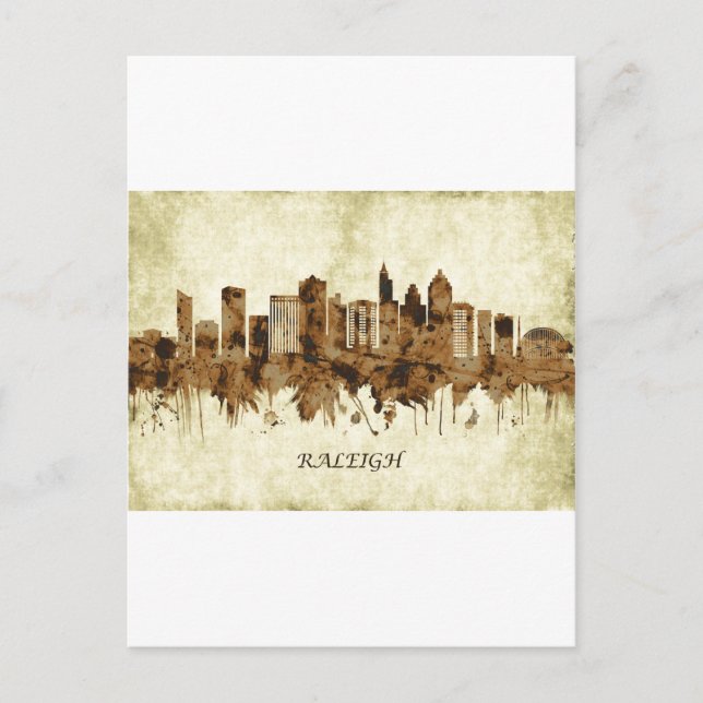 Invitation Carte Postale Ville de Raleigh North Carolina (Devant)