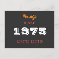 Vintage 1975 Limited Edition 50e anniversaire