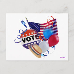 Invitation Carte Postale Vote