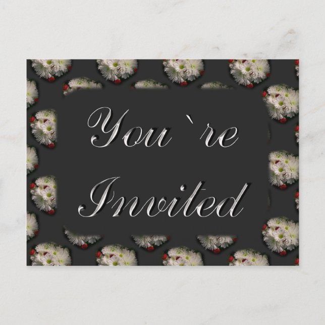 Invitation Carte Postale Vous êtes invité (Devant)