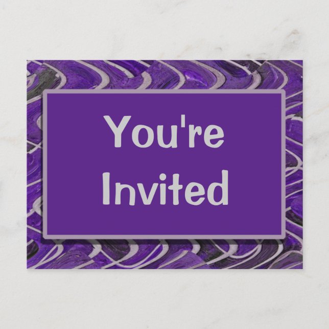 Invitation Carte Postale Vous êtes invité (Devant)