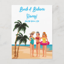 Voyage de filles aux Bahamas Enterrement de vie de