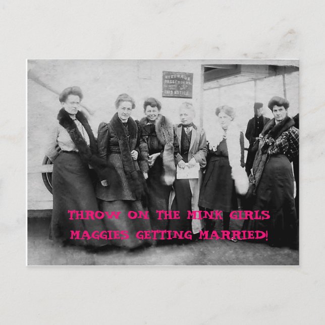 Invitation Carte Postale Voyage vintage (Devant)