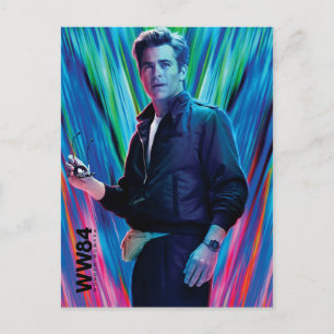 Invitation Carte Postale WW84   Blue-Green Steve Trevor Kaleidoscope