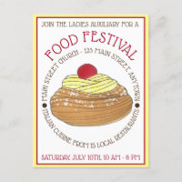 Zeppole Pâtisserie Italien Sicilien Food Festival