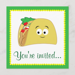 Invitation Carton de Taco
