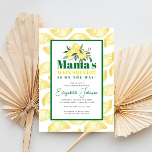 Invitation Carton d'invitation à la baby shower de Lemon Mama