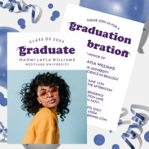 CARTON D'INVITATION À LA RÉUSSITE AUX ÉTUDES SUPÉR