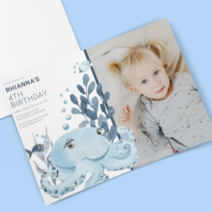 Invitation Carton d'invitation à un anniversaire pour enfants