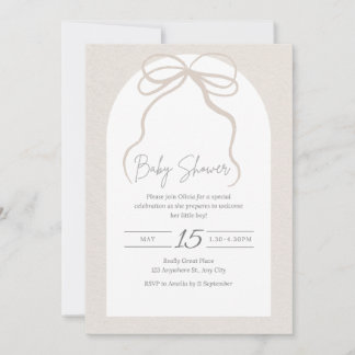 Invitation Carton d'invitation à une baby shower