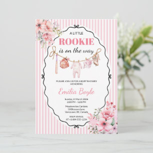 Invitation Carton d'invitation à une baby shower pour l'arriv