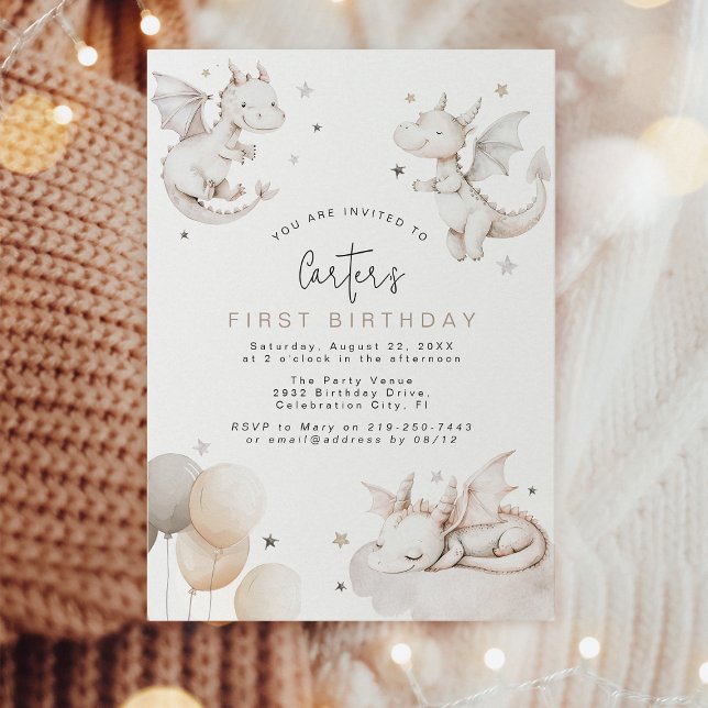 Invitation Carton d'invitation à une fête d'anniversaire de d (Créateur téléchargé)