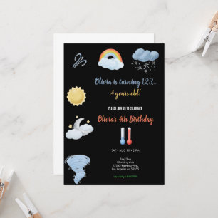 INVITATION CARTON D'INVITATION À UNE FÊTE D'ANNIVERSAIRE THÈM