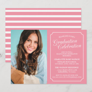 INVITATION CARTON D'INVITATION À UNE FÊTE DE FIN D'ÉTUDES ÉLÉ
