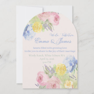 Invitation Carton d'invitation au mariage